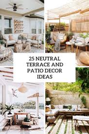 How to build a diy outdoor couch for only $30 in lumber! 25 Neutral Terrace And Patio Decor Ideas Shelterness