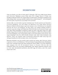Saya juga memiliki pengalaman sebagai staf administrasi dan penulis lepas yang mampu mempelajari berbagai hal baru dengan cepat. Pdf Deskripsi Diri Untuk Melamar Kerja Emille Ilmansyah Academia Edu