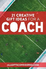 gift ideas for a sports coach
