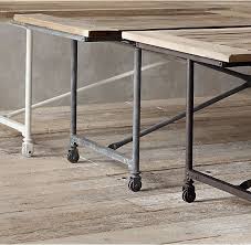 Flatiron Rectangular Dining Table French Industrial Dining Table Rectangular Dining Table Restoration Hardware Table