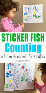 Number activities for preschoolers don't have to be boring and just worksheets, make them fun so your preschooler will love math! Fast Easy Math Activities Happy Toddler Playtime