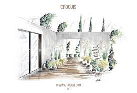 Dessin Perspective Croquis Paysage Artiste Alexandre Trubert A T Elier 16 Design Architecte D In Dessin Architecte Dessin Architecture Croquis De Paysage