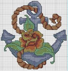 Patriotic counted cross stitch patterns | signing of constitution of the united states. Anchor And Rose Cross Stitch Rose Cross Stitch Cross Stitch Patterns