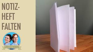 Weitere ideen zu handgefertigtes aus leder, keltische kunst, keltische designs. Heft Aus Einem Einzigen Blatt Papier Falten I Origiami I Diy Youtube