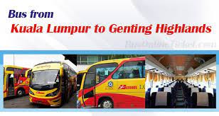 Taxi guarantees the fastest travel on this route. Kuala Lumpur To Genting Highlands Buses From Rm 10 00 Busonlineticket Com