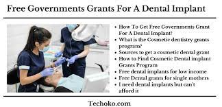 The cosmetic dentistry grant is a cunning marketing scheme conceived and executed brilliantly by the oral aesthetic advocacy group to help . Free Government Grants For A Dental Implant