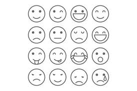 Emoji Faces Simple Icons Simple Icon Emoji Faces Emoji Coloring Pages