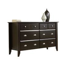See all desks on walmart.com. Sauder Shoal Creek 6 Drawer Dresser Jamocha Wood Finish Walmart Com Walmart Com