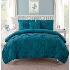 Target/home/turquoise bedding sets queen (3452)‎. Twin Full Queen King Bed Turquoise Blue Pleat Pintuck 4 Pc Comforter Set Bedding Unknown Unknown Comforter Sets Bedding Sets Luxury Bedding Sets