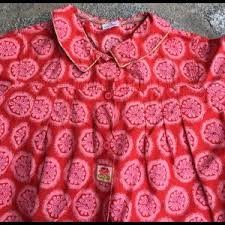 Oilily Red Pink Patterned Dress
