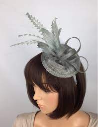 A Personal Favourite From My Etsy Shop Https Www Etsy Com Uk Listing 552190409 Silver Fascinator Grey Fascinator Grey Fascinator Silver Fascinator Fascinator