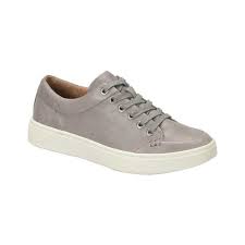 Womens Sofft Sanders Sneaker Size 6 M Zinco Grey Full Grain