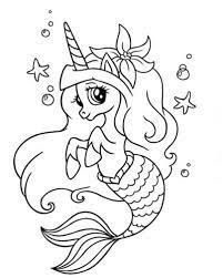Check 50 free printable unicorn coloring pages here. Unicorn Mermaid Coloring Pages Coloring Play