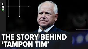 Why is Tim Walz being called #TamponTim?