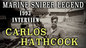 Marine sniper 93 confirmed and 360 unconfirmed kills including a 2500 meter kill with a browning.50 machine gun he added a scope to. Usmc Sniper Legend Carlos Hathcock His Own Words Complete 1993 Interview Youtube