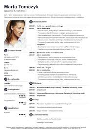 Kreator Cv Stworz I Pobierz Profesjonalne Cv W 5 Minut Curriculum Vitae Curriculum Vitae Template Curriculum