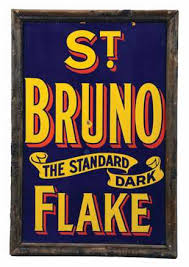 I punti chiave del programma del candidato di italia concreta. The Antique Advertising Expert St Bruno Standard Flake Tobacco Sign Dublin Ireland Ca 1920 The Antique Advertising Expert