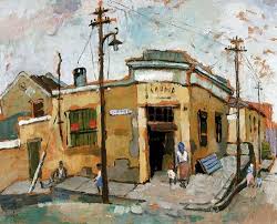 Gregoire Boonzaier South African Art Building Painting South African Artists