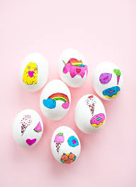 There are 7 different egg designs in the pack, including a printable blank egg to make your own creation! Cute Easter Egg Sticker Art With Free Printablbe Coloring Page