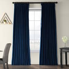 Check spelling or type a new query. Exclusive Fabrics Midnight Blue Velvet Blackout Extra Wide Curtain Panel Overstock 6811700