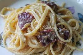 Resepi ayam cili api hijau. Azie Kitchen Original Spaghetti Alla Carbonara Versi Laura Vitale Carbonara Cooking Western Food