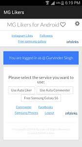 Latest android tools, apps, games and utilities. Mg Likers For Android Apk Download
