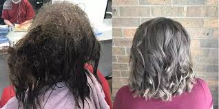 Alberto olmedo showing his skills at styling hair using katana, fire and claws. A Teenager With Depression Asked A Hairdresser To Shave Off All Her Matted Hair Then Something