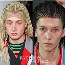 Discover the coolest cornrow hairstyles for men in this list of creative options that range from small to jumbo braids or simple to complex designs! Comme Des Garcons Puts Male Models In Hilarious Cornrow Wigs For Fall 2020 Show Fashion Bomb Daily Style Magazine Celebrity Fashion Fashion News What To Wear Runway Show Reviews