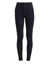 J brand alana high rise cropped super skinny in black scuba final sale. J Brand Natasha Sky High Rise Skinny Jeans Saksfifthavenue