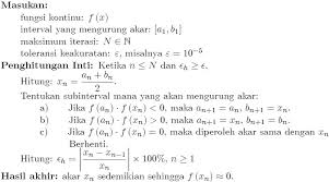 Metode numerik pendahuluan ppt download. Contoh Soal Dan Jawaban Metode Bagi Dua Metode Numerik Peranti Guru