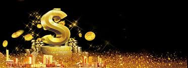 Financial Poster Background Gold Coin Bustling Simple Background Images Light Background Images Money Background