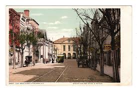 1906 Post Card Of East Broad Street Showing The Old Exchange And Provost Dungeon In The Distance Which Us Broad Streets Charleston Charleston South Carolina