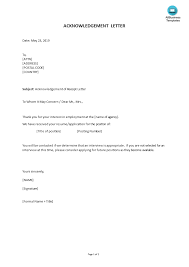 An acknowledgment statement will be the second section of the form which centers on the confirmation of the employee's participation and completion in th. How To Write A Formal Application Acknowledgement Letter Download This Sample Application Acknowledgement Of Rec Letter Templates Lettering Lettering Download
