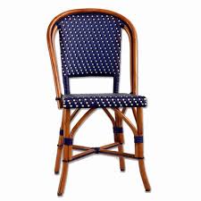 St Germain Rattan Bistro Chair Blue Rattan Chair Bistro Chairs Patio Decor