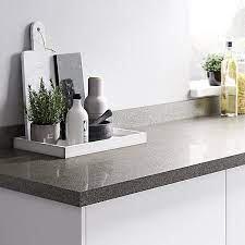 With prices starting at less than £100. Goodhome 38mm Berberis Gloss Grey Glitter Effect Laminate Particle Board Square Edge Kitchen Worktop L 3000mm Diy At B Q