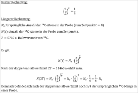 Kurze videos erklären dir schnell & einfach das ganze thema. Methoden Der Alterdatierung Aufgabe Zur C14 Methode Schule Mathematik Physik