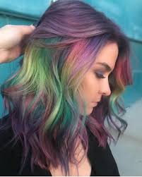 hairbykristinamarie is the artist..: @thehairstylish is the canvas... Pulp  Riot Is the paint.