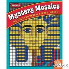 Mosaic coloring books for adults my magical mosaic coloring masterpieces. Mystery Mosaics Book 6 Coloring Books 1 Piece Walmart Com Walmart Com