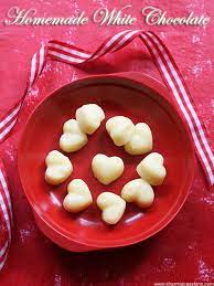 Homemade White Chocolate Recipe How To Make White Chocolate At Home Recipe White Chocolate Recipes Chocolate Recipes White Chocolate
