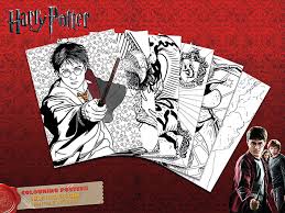 Disegni da colorare_ fish hooks (i personaggi del. Libro Da Colorare Harry Potter Hogwarts Idee Per Regali Originali