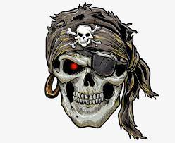 Pirate Skull Png And Psd Pirate Skull Tattoos Pirate Skull Skull Illustration