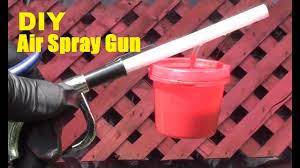When you hold the spray gun up close to a surface, more paint gets applied and a narrower spray pattern is made. Diy Air Spray Paint Gun Youtube