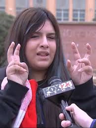 Video_ Will Rogers Middle and High School students hold walkout to protest  deportation efforts#trump