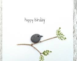 Birthday Card Pebble Picture Pebble Art Stick Man Card Prosecco Lovers Card Champagne Lovers Card Unique Card Unusual Card Quirky Card Pebble Art Pebble Pictures Cards For Friends