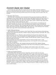 Maybe you would like to learn more about one of these? Contoh Qada Dan Qadar
