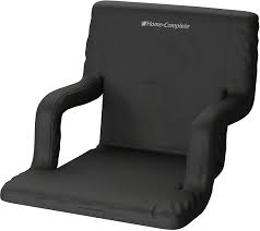 Time left 4d 3h left. Amazon Com Home Complete Wide Stadium Seat Chair Bleacher Cushion With Padded Back Support Black Regular Hc 3001 Furniture Decor
