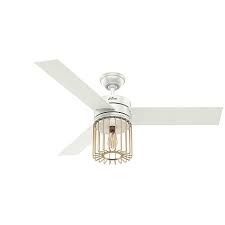 Hunter 52 Ronan Fresh White Ceiling Fan W Light Kit And Remote 9693448 Hsn