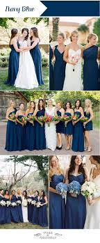 Navy Blue Spring And Summer Wedding Color 2016 And Bridesmaid Dresses Summer Bridesmaid Dresses Wedding Colors Navy Bridesmaid Dresses
