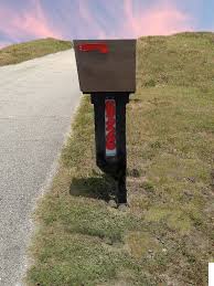 Custom Mailbox Post Customize Your House Numbers With Solar Lights Not Only Makes Your Mailbox Stand Out But Yo Custom Mailboxes Mailbox Stand Mailbox Post