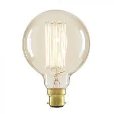 Low prices and fast shipping on antique lighting at 1000bulbs.com! 40 Watt Vintage Light Bulb Globe B22 Squirrel Cage Clear